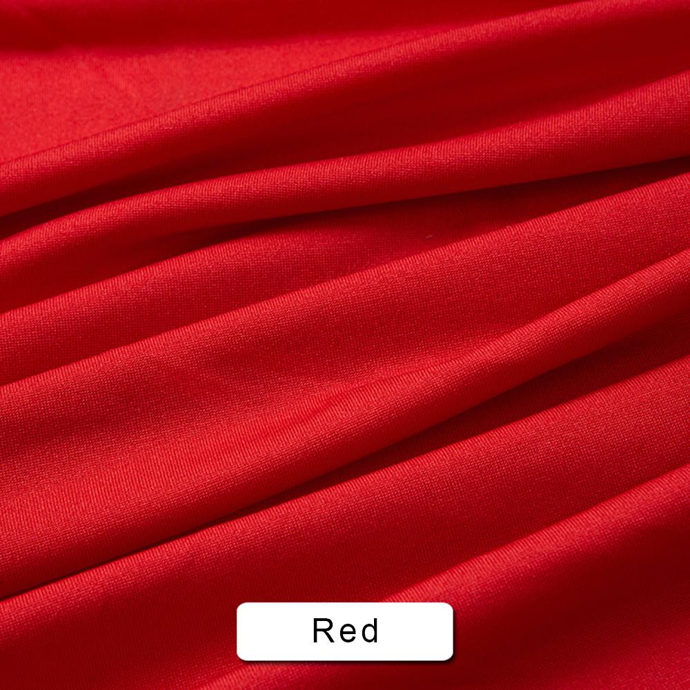 50X165cm Solid Color 4-way Stretch Jersey Fabric for DIY Sewing Dress Textile Sportswear T-Shirt Head Scarf and Home Decoration