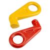 QWORK Shipping Container Lifting Hooks, 2 Pack 12.7 T Left & Right 45 Degree Alloy Steel Container Hook Lifting Lug for Shipping, Cargo, Storage,