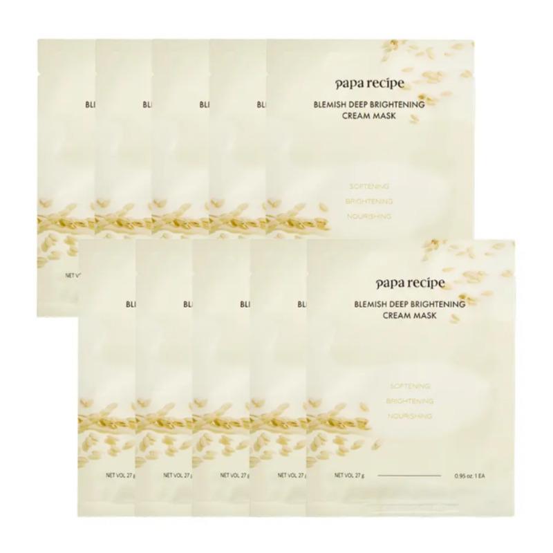 Papa Recipe Blemish Deep Brightening Cream Mask (10 Sheets)