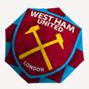 West Ham United, London Automatic Opening and Closing, 8 Rib Structure Portable Umbrella, Suitable for Men and Women In All Seasons  Perfect