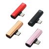 2 In 1 Type C USB-C Charging Adapter Audio Adapter Audio Headphone Adapter USB Type C Adapter