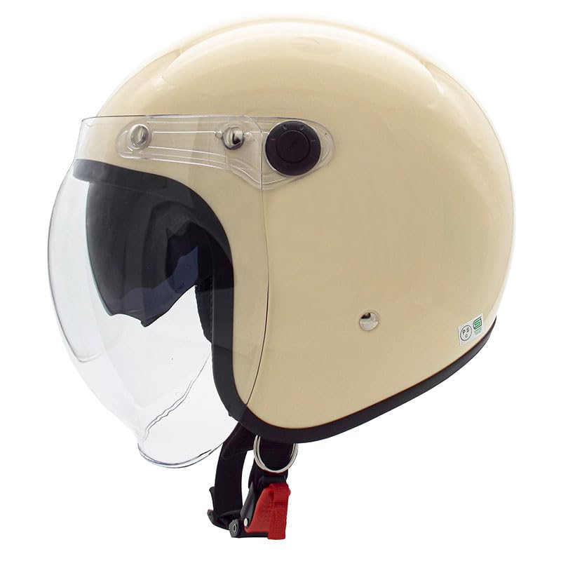 TNK Industrial Speed Pit Small Jet with Inner Ivory Free Size 51357 WJ-62 Shield, Brown, (58-59cm),