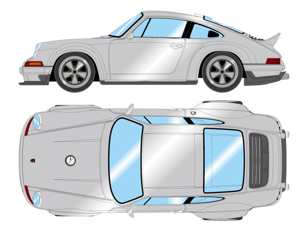 

Makeup EIDOLON Singer 911 DLS 2023 Silver Finished Model EML018S 1/18