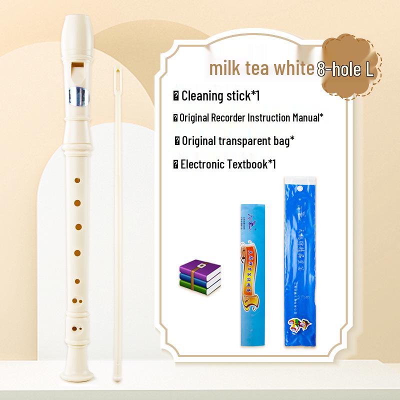 SWAN German Soprano Recorder for Beginners: 6 or 8 Holes, Ideal for Students, Adults, and Children.