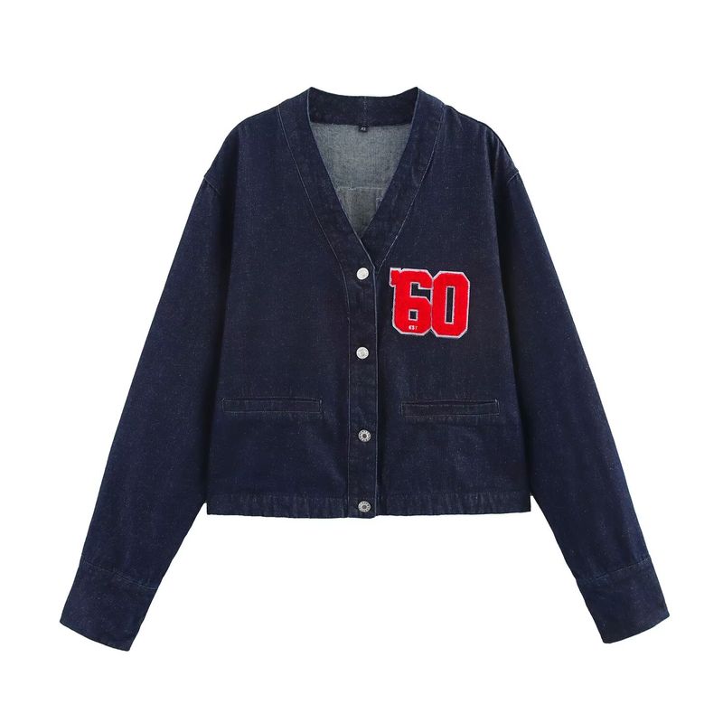 Kaslead New Women Clothes Western Style Fashion Simple and Versatile Demin Shirt Outerwear 4365071