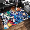 1pc Cartoon Rockman Game Megaman1 Print Area Rug - Soft, Washable Non-Slip Indoor Mat for Office Chairs, Living Room, Home Office Decorative Rug