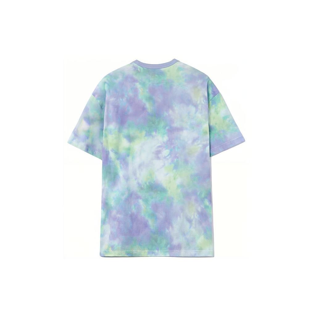 Li-Ning X Disney Muppets Tie Dye Graphic T-shirt 'Blue Purple Green' Men's AHSR841-1