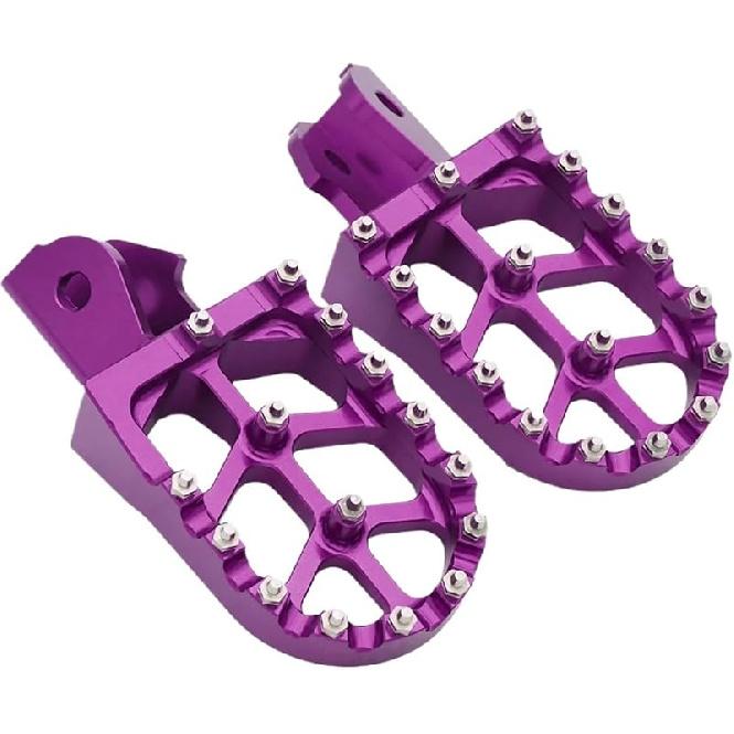 

KEXINDIANZ Электрический мотоцикл CNC Подножки Подножки Педали Подножки Кронштейн Совместим с Sur-Ron Surron Light Bee S и Light Bee X Универсальный фиолетовый