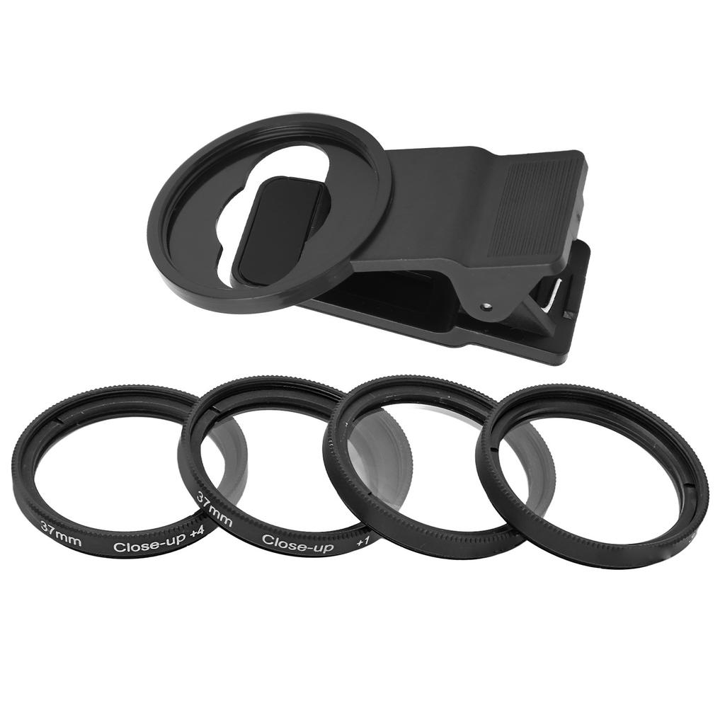 Veledge 37mm Close Up +1+2+4+10 Close Up Macro Filter Mobile Phone Lens Filter for Different