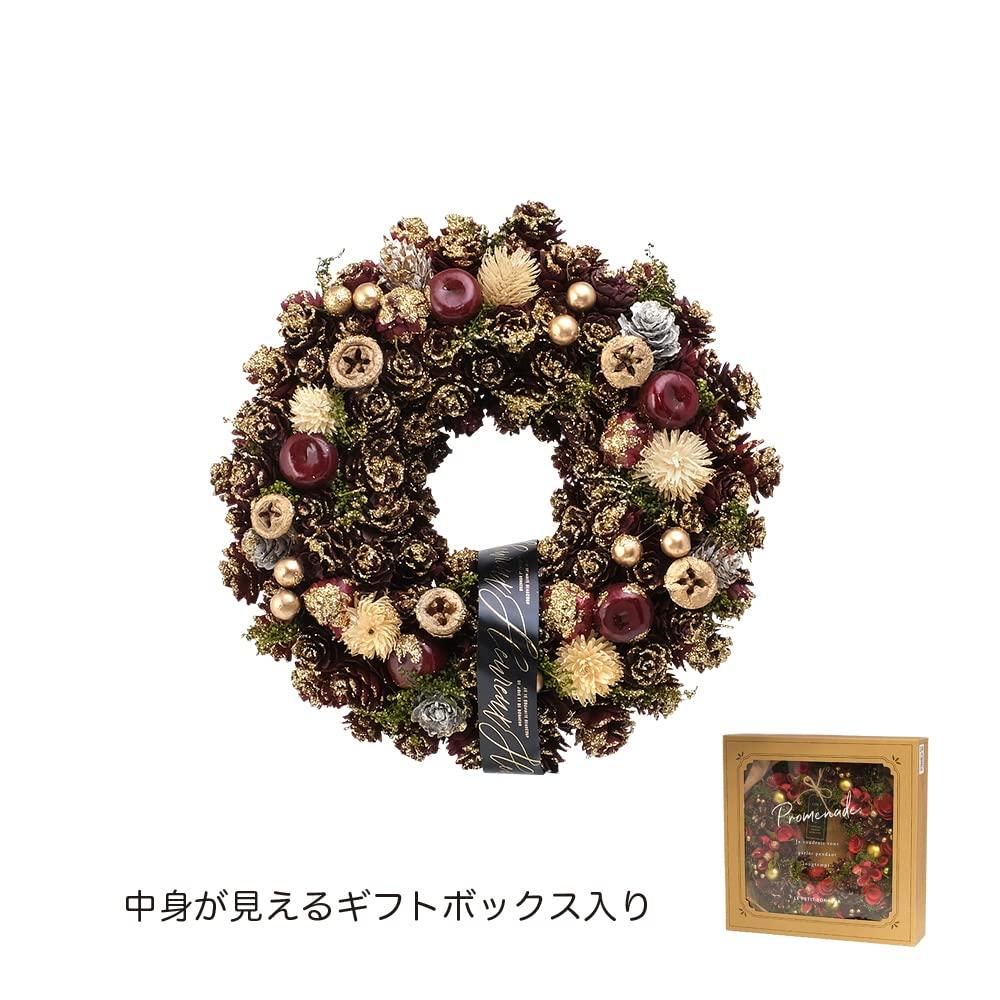 Green House CM Natural Wreath M Twinkle Gold CM1366-B