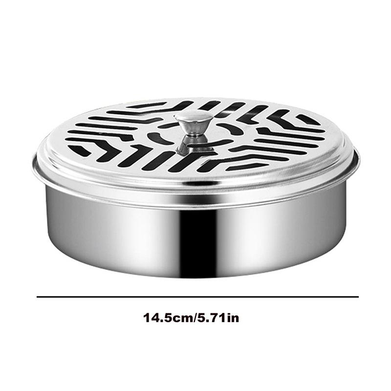 

Подставка для спирали от комаров Портативный держатель Стойка для отпугивания насекомых с крышкой Для дома и улицы