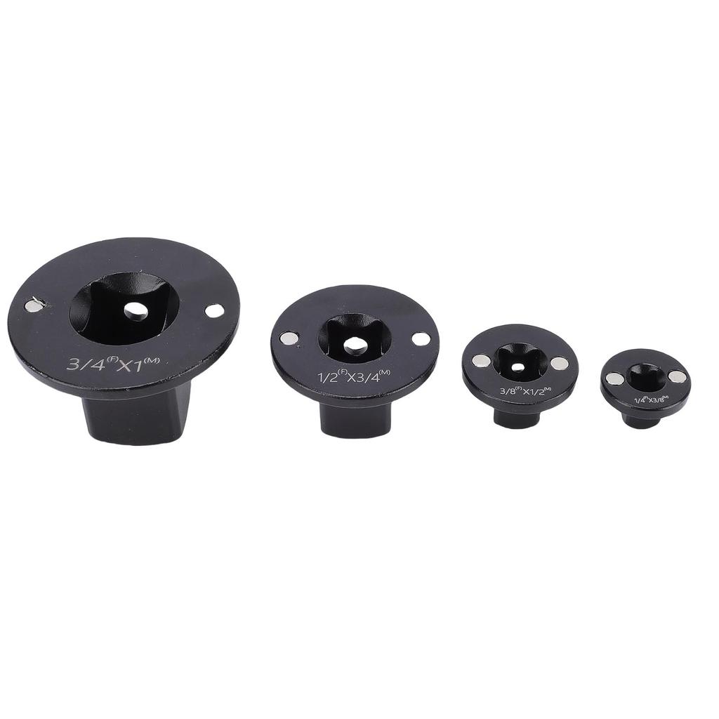 4Pcs Impact Socket Adapter Set Low Profile Drive Ratchet 3 4in To 1in 1 2in To 3 4in 1 2in To 3 8in 1 4in To 3 8in
