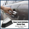 Front Right Door Lock Cylinder Cover Cap Fit for Cadillac ATS - Pack of 1 Black Stylish Design