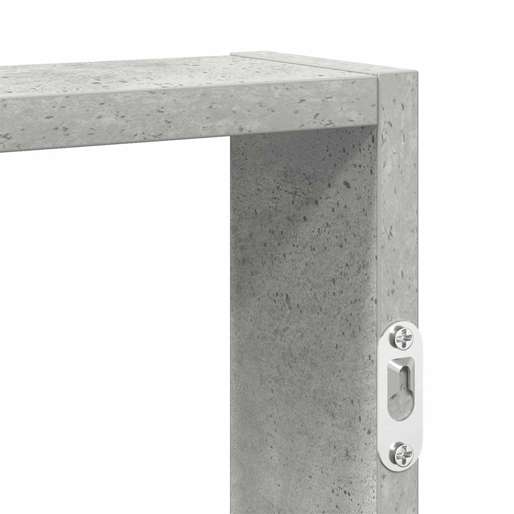 Wall Shelf Concrete Grey 43 X 9 X 60 Cm Engineered Wood