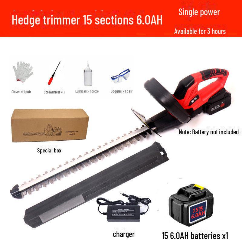 Rechargeable Lithium-Ion Multifunctional Electric Hedge and Tea Pruning Trimmer