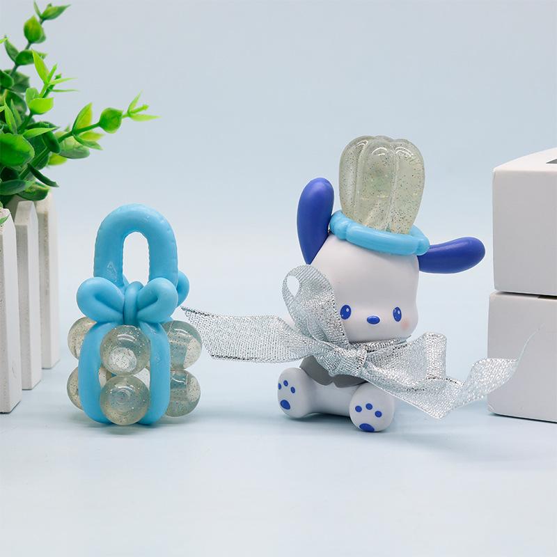 Nueva Serie de Globos Pochacco Figura de Acción Anime Decoración de Fiesta Colección Juguetes Regalos de Cumpleaños