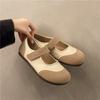 Women Flats Mary Jane Canvas Sandals Spring Summer Walking Shoes Designer Flat Casual Silver Beige Board Shoes Zapatos Mujer