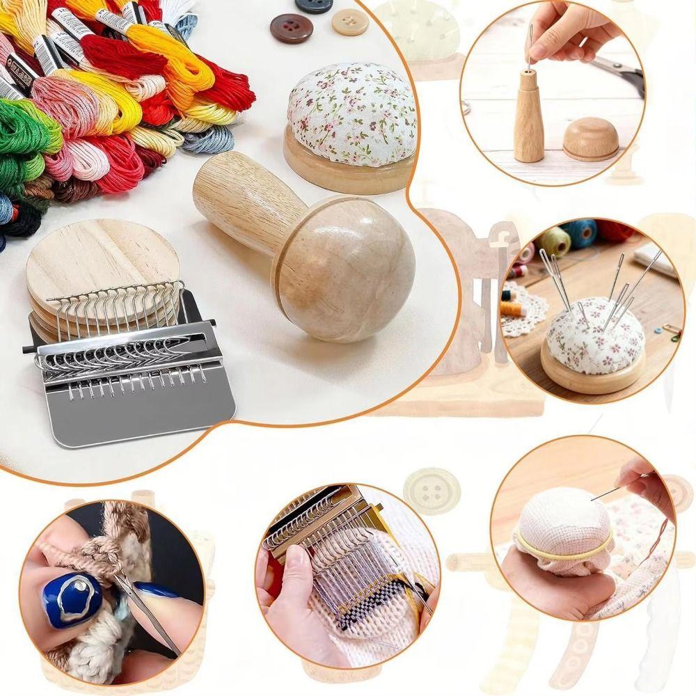 Weaving Loom Knitting Patch Repairing Tool DIY Crafts Darning Mending Tool Kit  Beginner Tailors