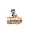 Pneumatic 4-Point Copper Ball Valve Switch for Air Compressor and Water Pipe, Internal/External Thread