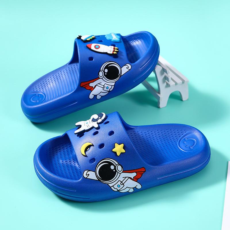 Trendy And Fun Eva Slide Slippers For Girls Featuring Rabbit And Astronaut Designs Perfect For All Seasons