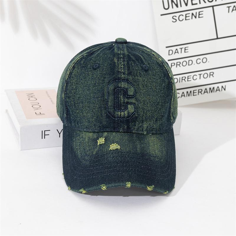 Popular Big Head Circumference Baseball Cap, Sunshade, Sunscreen, Face Small Letter Hat, Cowgirl Deep Top Cap New
