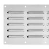 1/2Pcs Ventilation Panels Rustproof Corrosion Resistant Easy Assembly Durable Design Stainless Steel Vent