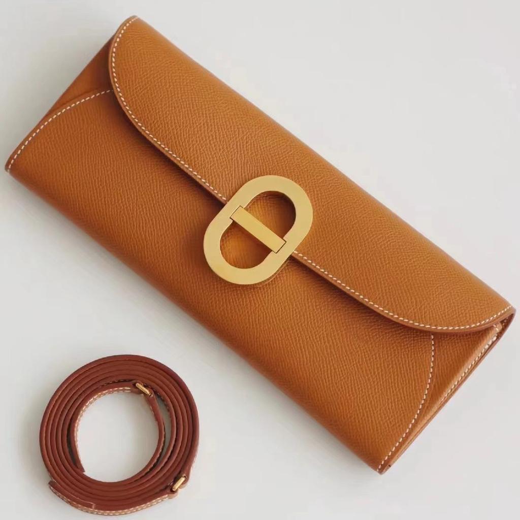 Haute Couture Leather Pig Nose Woc Wallet Palm Pattern Cowhide Hand Grab Bag Crossbody Women's Bag Clutch