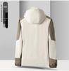 Unisex 3-in-1 Fleece-Lined Jacket Set, Detachable and Customizable with Logo