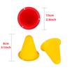 10Pcs Soft Training Road Cones Skate Marker Skating Obstacle Sports Cones For Roller Skate Football Soccer Rugby Kids Adult