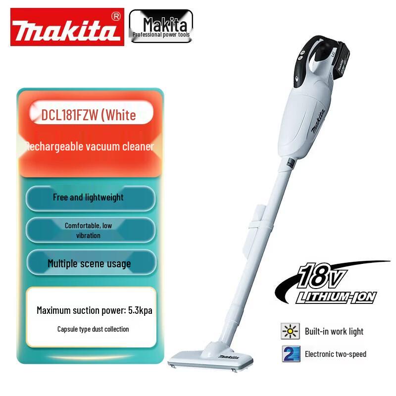 

Makita 18V Cordless Handheld Capsule Vacuum Cleaner CN plug (adapter included)