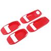 4pcs Inner Door Handle Bowl Cover Trim Set Interior Door Bowl Panel Protector Sticker Replacement for JL JLU 2018-2025