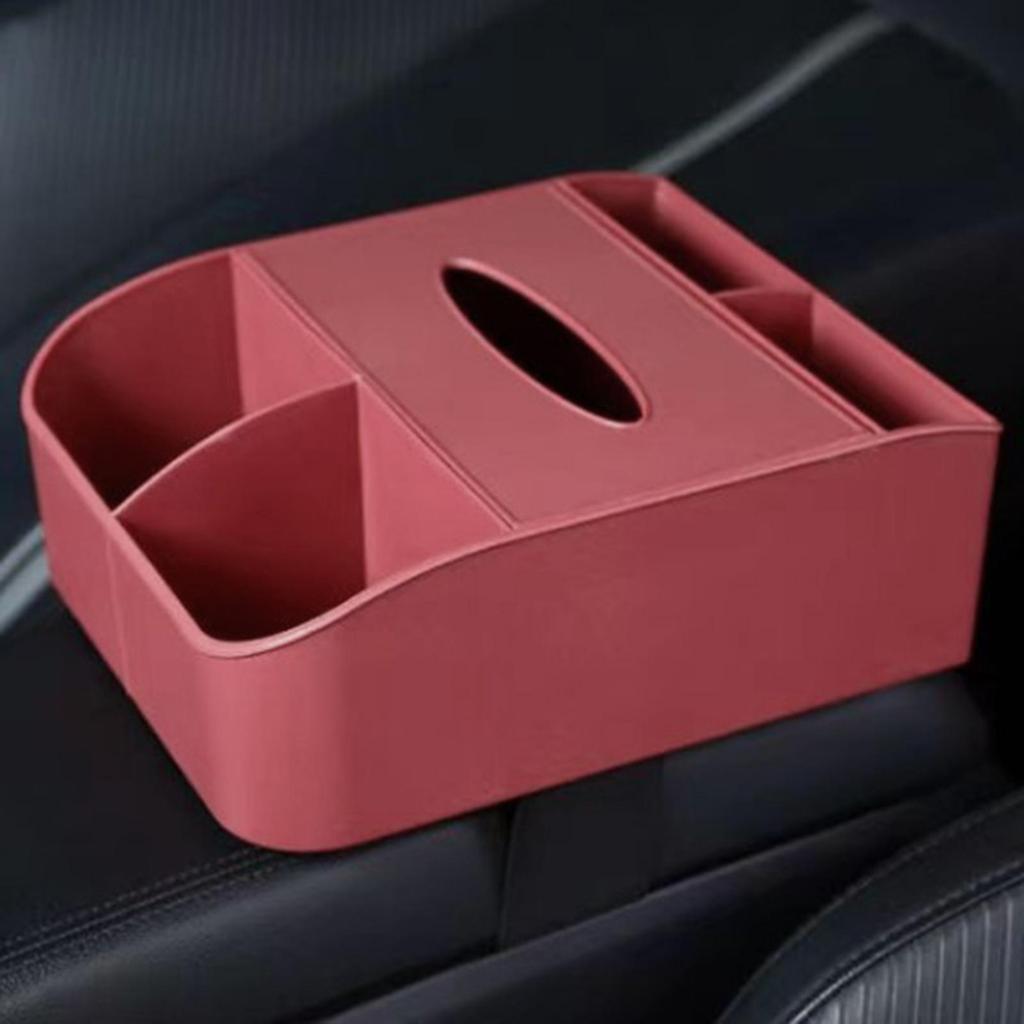 Armrest Storage Box Paper Auto Accessories Easy Installation Universal Car Center Console