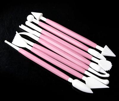 8 X Fondant  Modelling Tools Decorations 