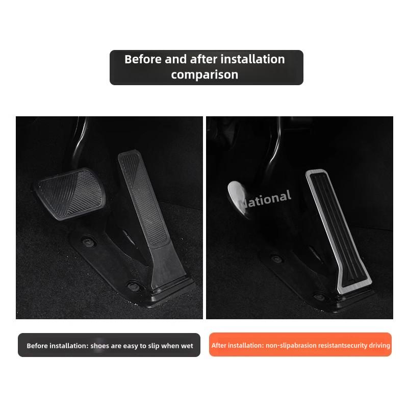 For Xpeng P7 P7i 2022-25 Accelerator Brake Pedal Pads Covers Anti Slip Accelerator Brake Foot Pedal Pads