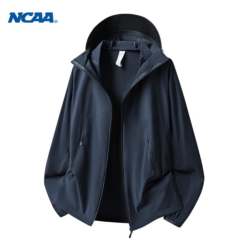 NCAA Ice Silk UV Protection Outdoor Hooded Jacket 4XL