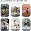 Unisex Compression Ankle Support Socks Compression Running Ankle Socks Wicking Cushioned Athletic Relief  Socks