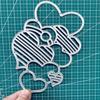 Love Heart Groups Metal Cutting Dies DIY Scrapbooking Embossing Paper Photo Album Crafts Templates Mould Stencils