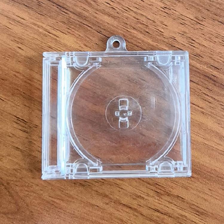 Disc Album Pendant Keychain Blank Disc Box Keychain Suitable For Keychain Backpack Pendant Chain Disc Acrylic Keychain