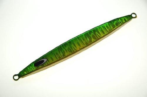 NatureBoys Metal Jig Lure Swim Rider Short Green Gold 80g