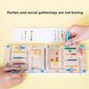 Wooden Fourcolor Maze Puzzle Game For Kids Brain Training And Logic Development