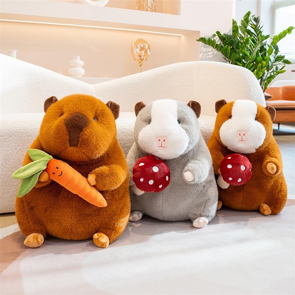 

Simulation Dutch Pig Plush Doll Vegetable Guinea Pig Fluffty Doll Kawaii Cavy Plush Toy Home Decor 25cm-style 3