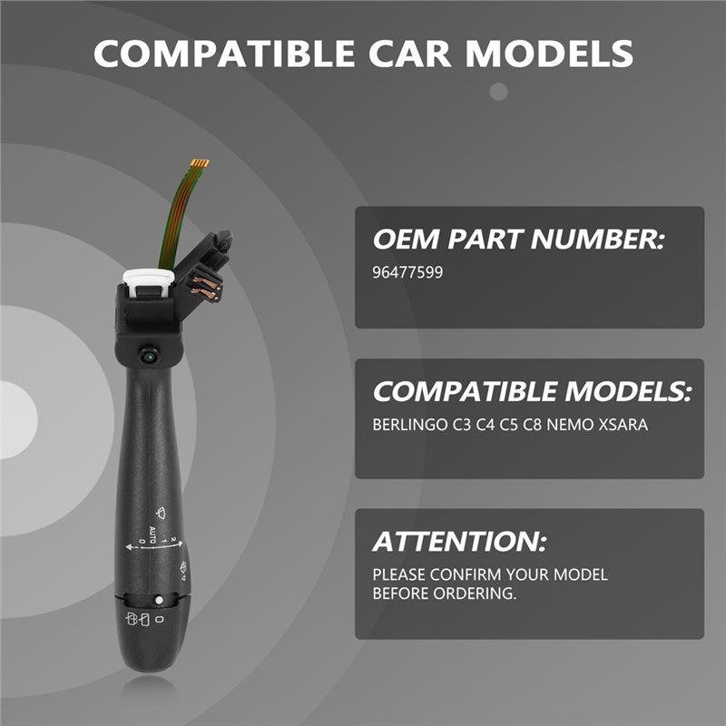 Car Accessories Indicator Light Turn Signal Switch 96477599 For Citroen Xsara Berlingo Picasso C2 C3 C4 C5 C8