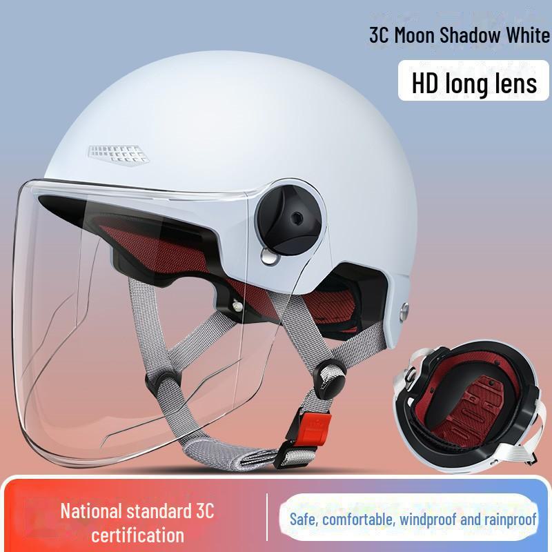 3C Certified Windproof Sunscreen Electric Car Helmet for Men & Women