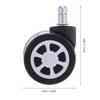 5Pcs Computer Desk Chair Wheels Swivel Stem Casters Heavy Duty Replacement Chair Wheels Smooth Rolling Hardwood Floor Use