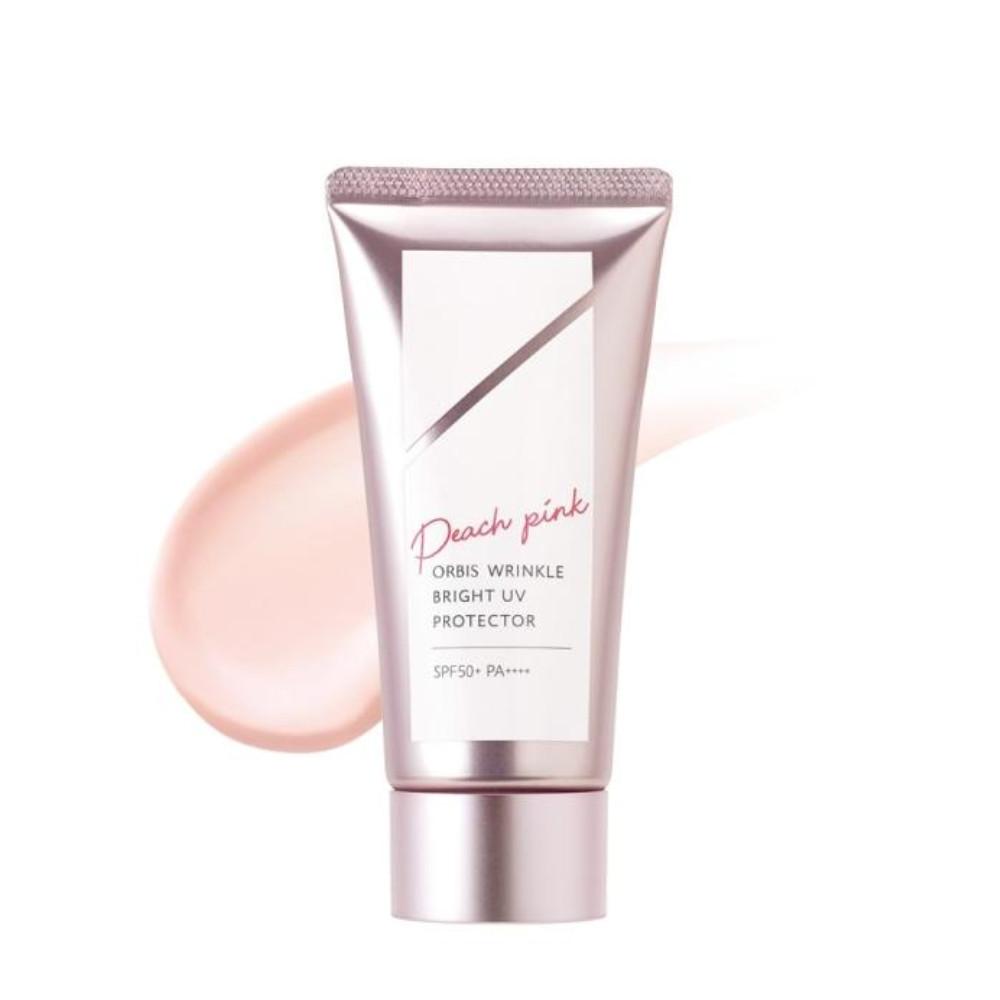 ORBIS Wrinkle Bright UV Protector Peach Pink Sunscreen 50g