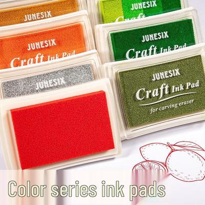 40-Color Thickened Sponge Ink Pad for DIY Stamping, Card Dyeing, Graffiti, and Journaling.