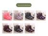 Crystal Warmth Damen Rutschfeste Wasserdichte Gummistiefel - Modisch, Verschleißfest, Samtgefüttert für Alle Jahreszeiten