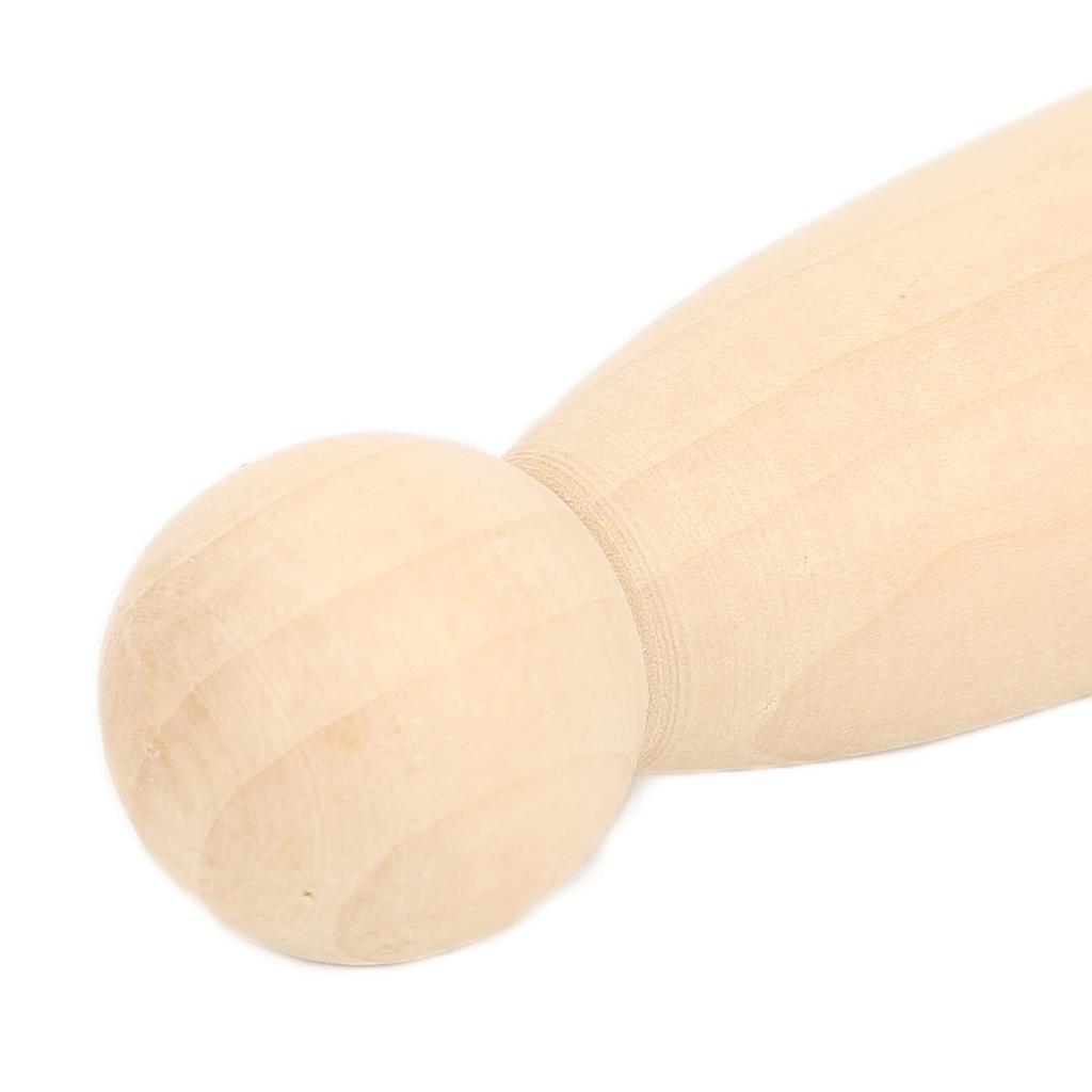 10 Peg Dolls, Unfinished Pegs, Handmade, Paintable, Dyeable, Decorable, Art Projects (65mm Female), Christmas, Halloween Gift