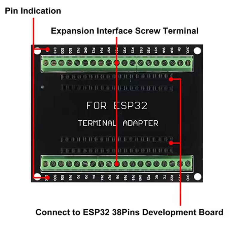 ESP32 Development Board Type-C CP2102 WIFI Bluetooth Module Dual Core Wireless Module ESP-32 ESP-WROOM-32 Expansion Board 38Pin