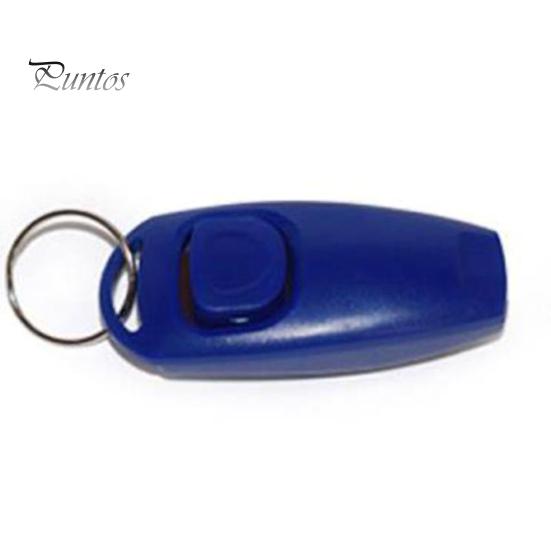 Whistle Clicker 2-in-1 Comfortable To Hold Plastic Dog Training Multipurpose for Home Pet Aid